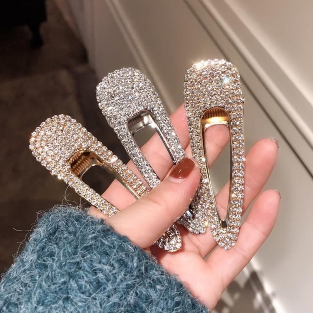 Diamond Barrette - Silver